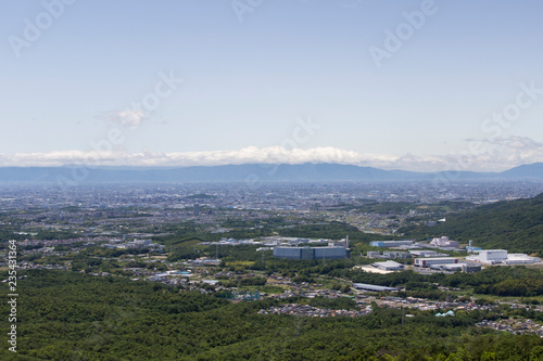 弥勒山山頂からの眺望／愛知県春日井市