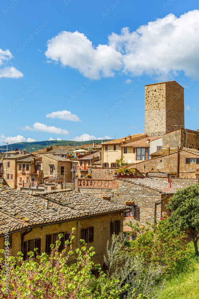 Residential home in an old Italian city