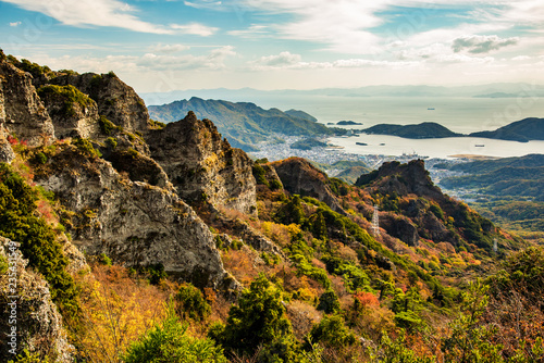 国立公園小豆島・寒霞渓の景観