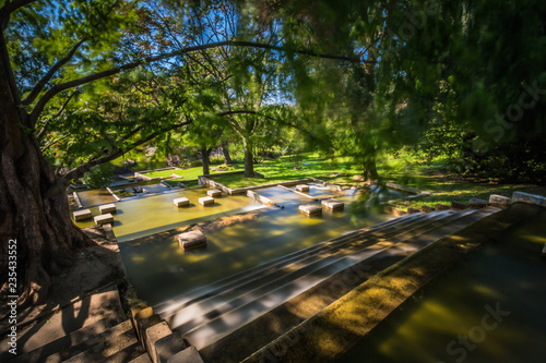 Herbst in Kurpark Oberlaa in Wien - Treppengarten und Rosenberg photo