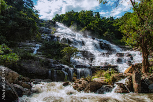 Mae Ya Waterfall , Doi Inthanon national park , Chiang mai , Thailand
