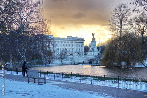 Canvas Print london snow park