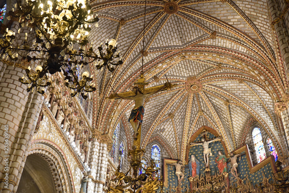 Choeur de la cathédrale de Tolède, Espagne