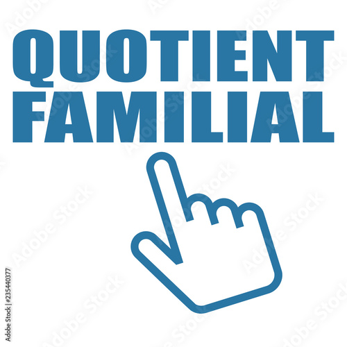 Logo quotient familial.
