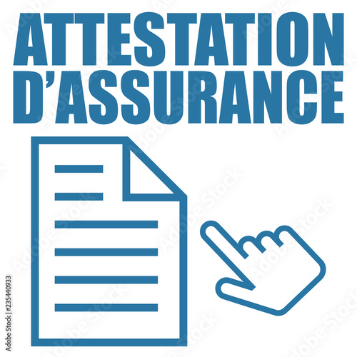 Logo attestation d'assurance.