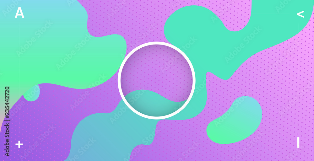 Abstract neon color background with circle in the middle. Abstract vector illustration, horizontal. Abstract neon color background with circle in the middle. Abstract vector illustration, horizontal.