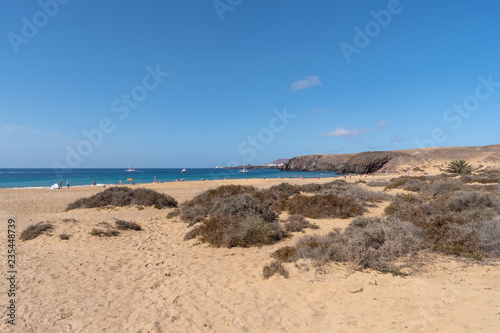 Mujeres beach  Papagayo beaches  Lanzarote  Canary Islands  Spain