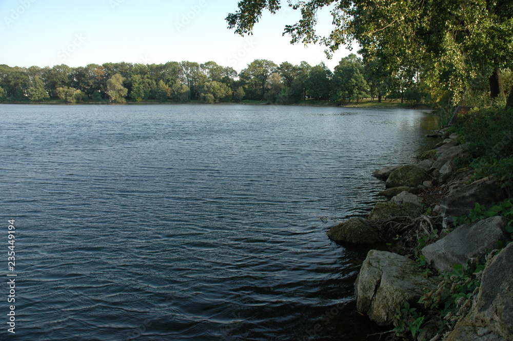 Fototapeta premium Central European lake