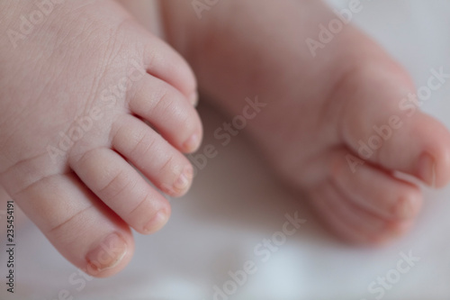Cute baby toes