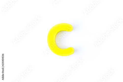 C letters in English on a white background.