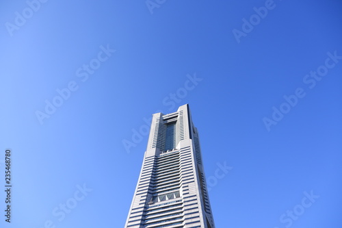 A representative building  Landmark Tower  in Yokohama  Japan