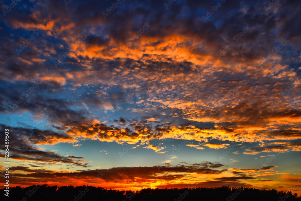 Fototapeta premium Welsh sunset