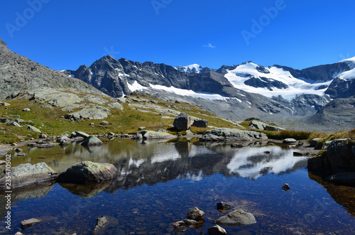 Lac des Evettes en Vanoise Bonneval-sur-Arc Alpes