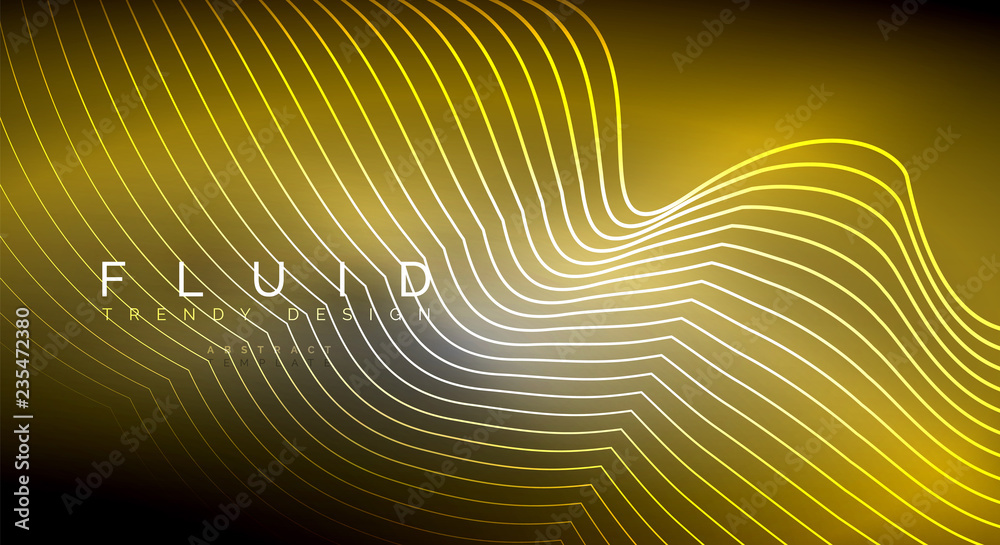 Digital flowing wave particles abstract background Digital flowing wave particles abstract background