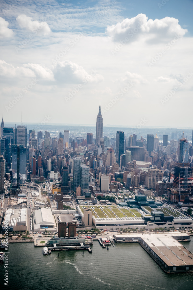 New York von oben Hubschrauber 