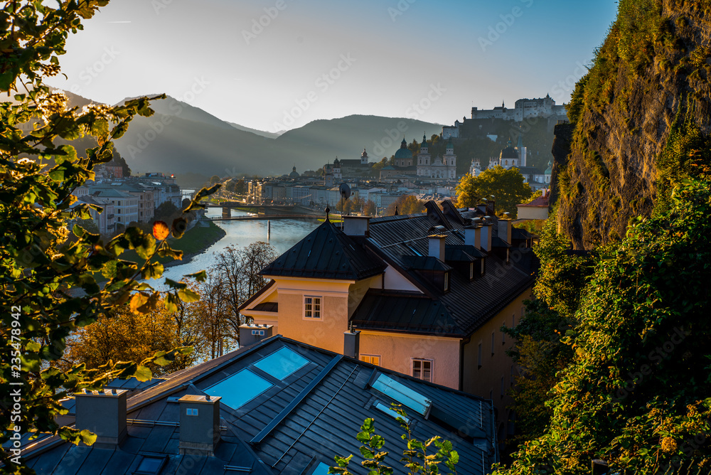 Obraz premium Autumn in Salzburg