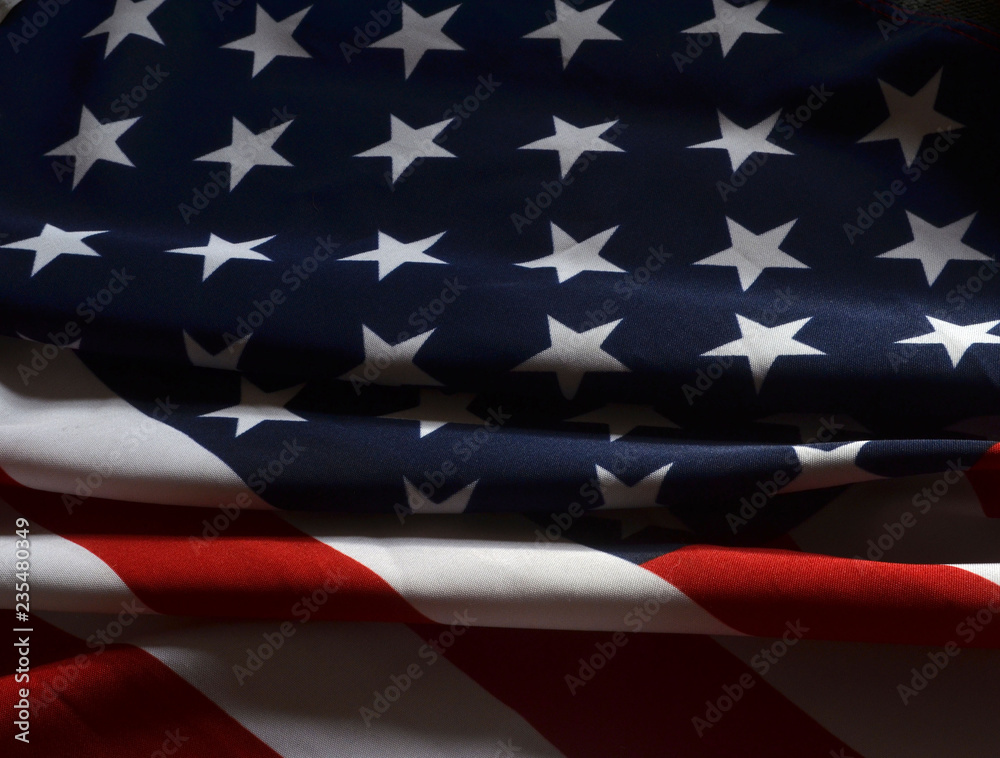 Fototapeta premium Flaga USA w tle