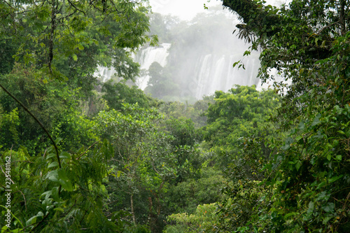 Iguazu waterfalls Iguazu river National park Argentina