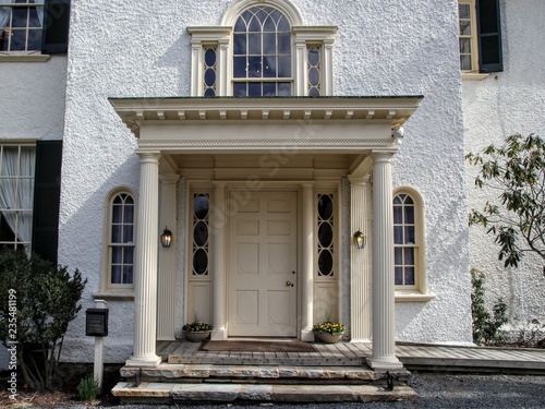 Entrance of historic home