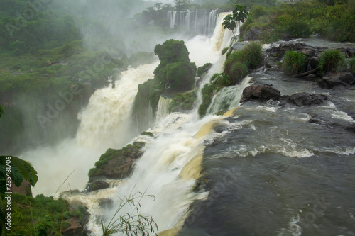 Iguazu waterfalls Iguazu river National park Argentina