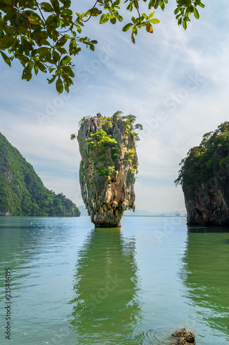 Landscape of James Bond island Phang-Nga bay, near Phuket Thailand