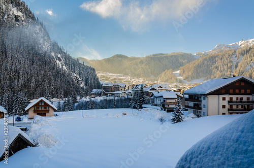 village in mountains