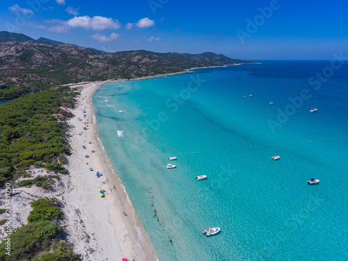 Strand von Saleccia, einer der schönsten Strände der Insel Korsika