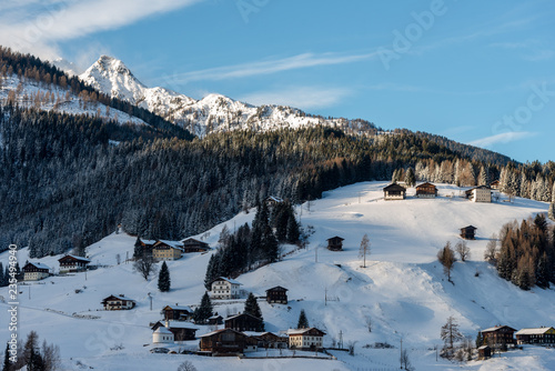mountain village in the Carinthian Alps