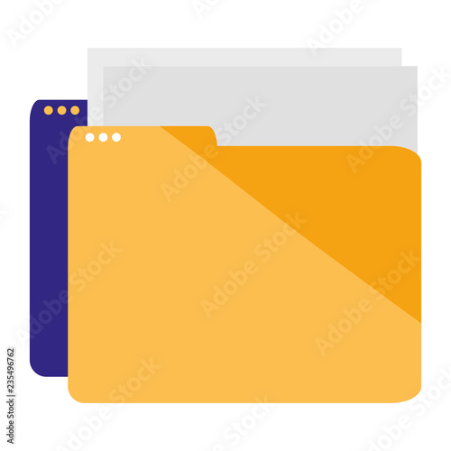 folder document data icon