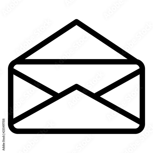 envelope mail isolated icon