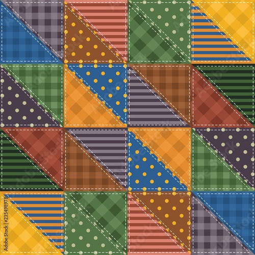 patchwork background with different patterns