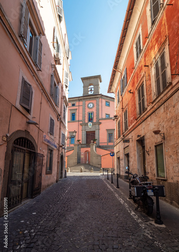 Marino (Italy) - An old city of Castelli Romani in metropolitan area of Rome, famous for its white wine and its Grape Festival. Here a view of historic center.  © ValerioMei