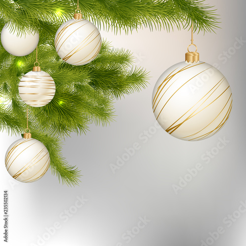 Merry Christmas and happy new year. 2019. Flat vector illustration
