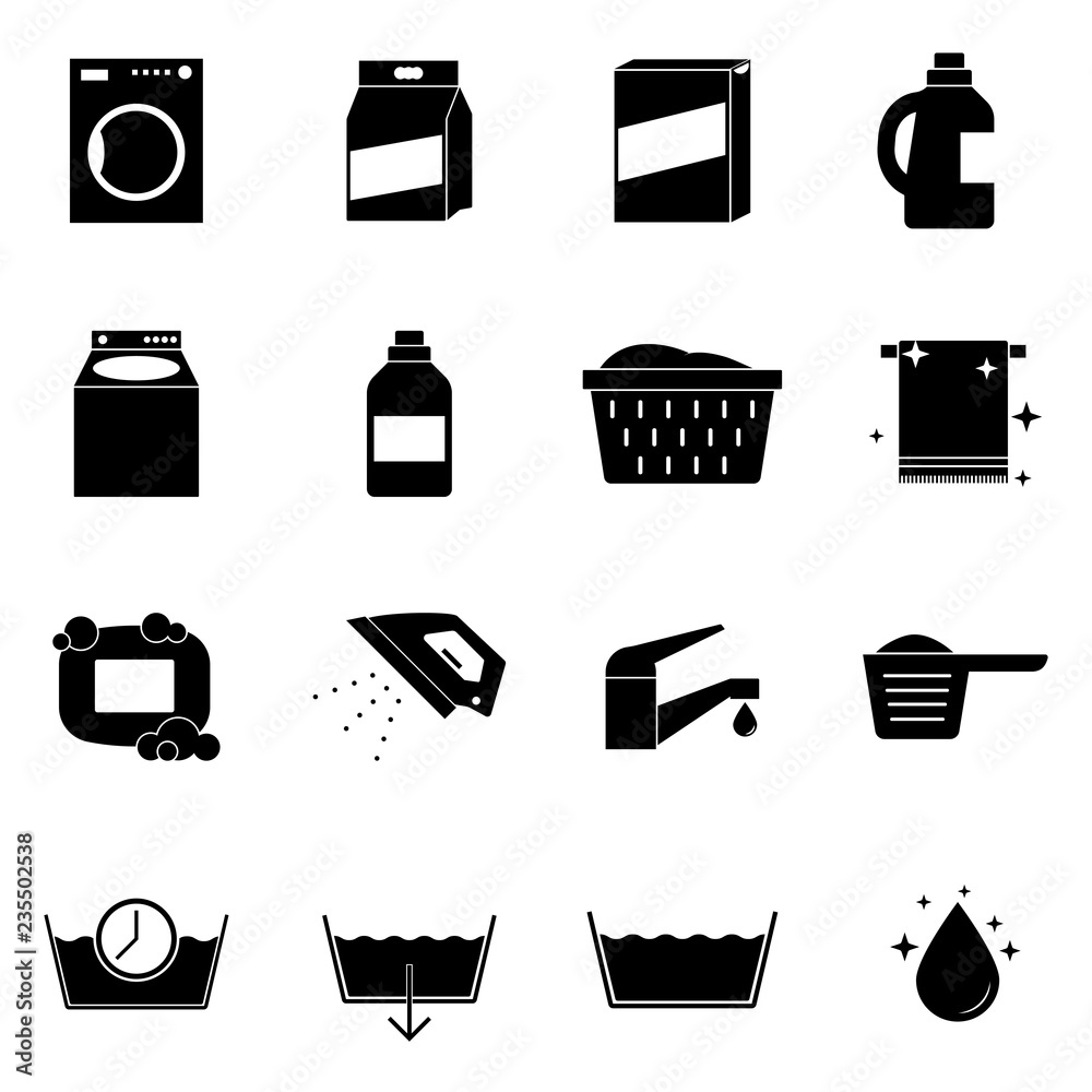 Laundry icon. Housework icon. Vector Illustration. EPS10 Laundry icon. Housework icon. Vector Illustration. EPS10