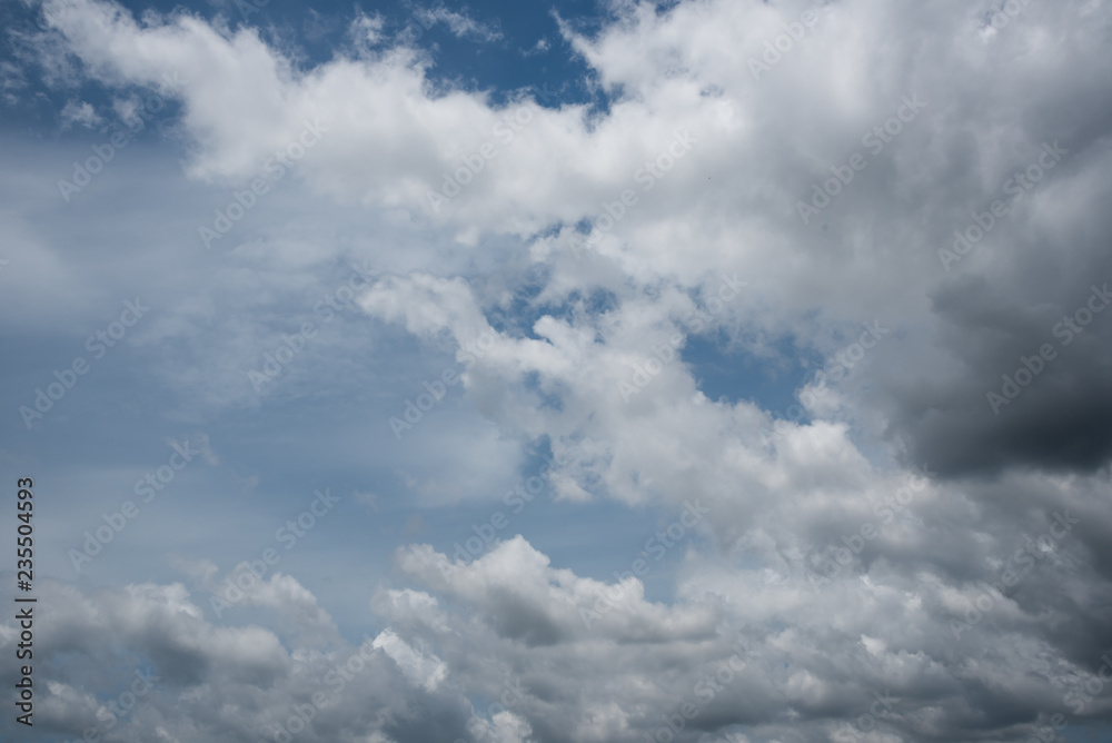 Obraz premium dark storm clouds with background,Dark clouds before a thunder-storm.