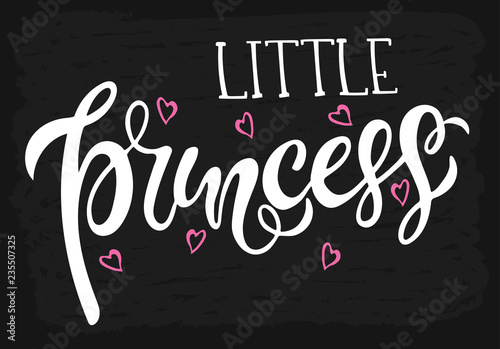  Little princess poster design.