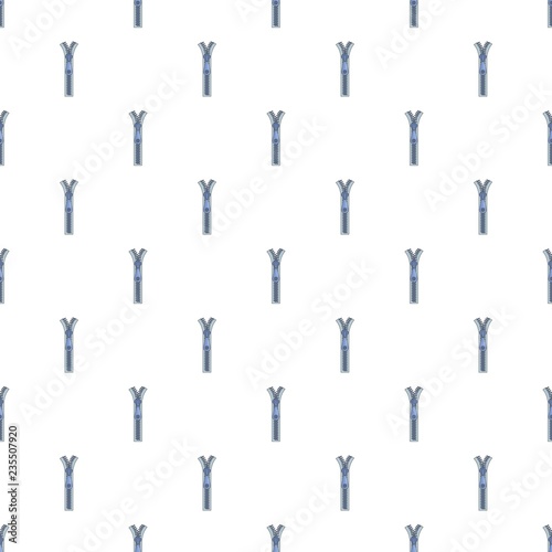 Fastener zip pattern seamless vector repeat for any web design