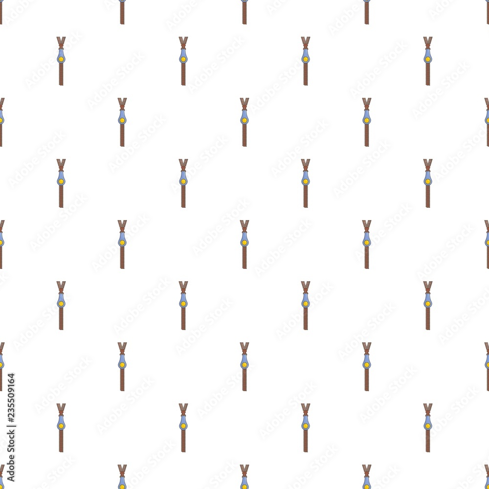 Fashion zip pattern seamless vector repeat for any web design Fashion zip pattern seamless vector repeat for any web design