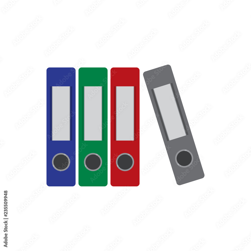 Office folders icon on white background for graphic and web design, Modern simple vector sign. Internet concept. Trendy symbol for website design web button or mobile app. Office folders icon on white background for graphic and web design, Modern simple vector sign. Internet concept. Trendy symbol for website design web button or mobile app.