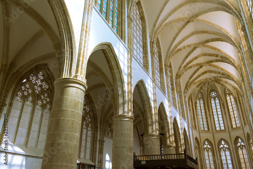 Inside of Lala Mustafa Pasha Mosque. Famagusta, North Cyprus.