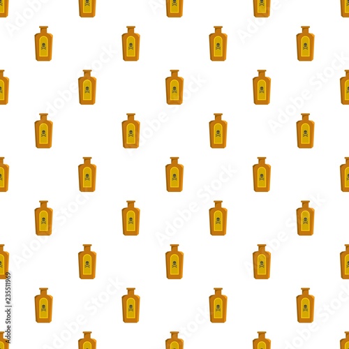 Poison bottle pattern seamless vector repeat for any web design