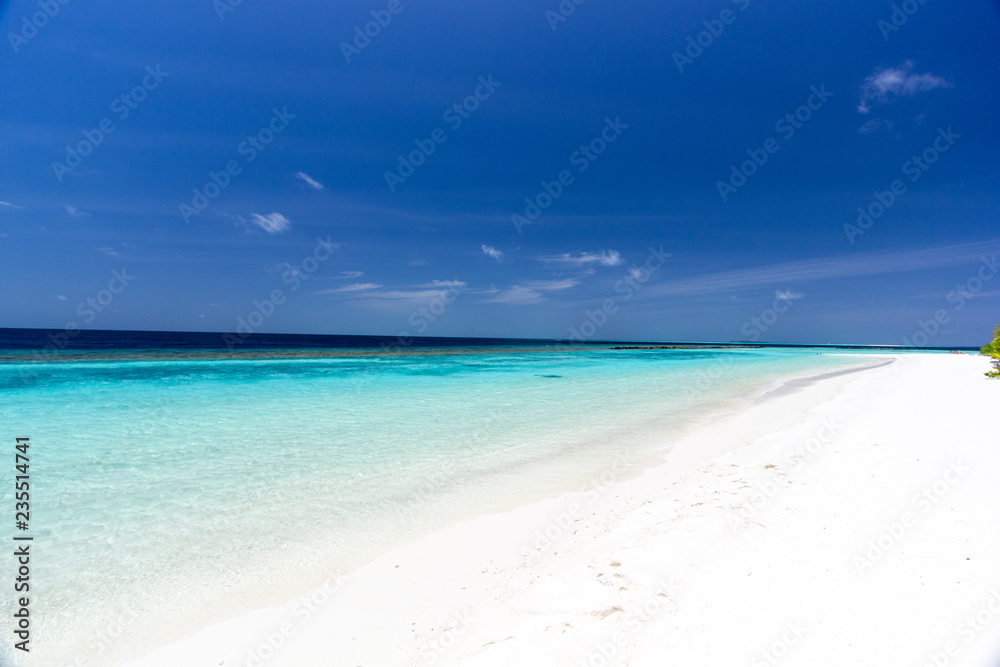 Perfekter Strand auf den Malediven