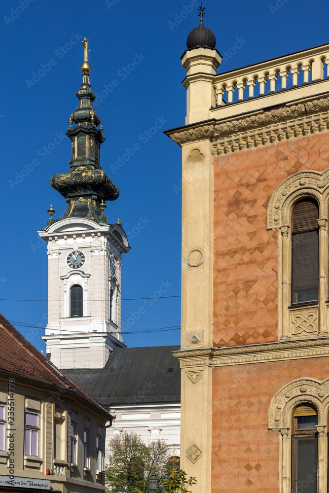 Orthodox Cathedral Church of Saint George in City of Novi Sad, Vojvodina, Serbia