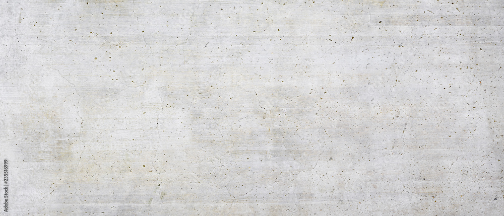 Fototapeta premium Texture of old white concrete wall for background
