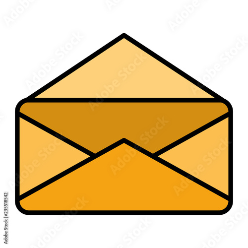 envelope mail isolated icon