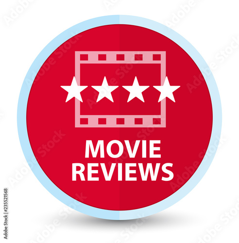 Movie reviews flat prime red round button