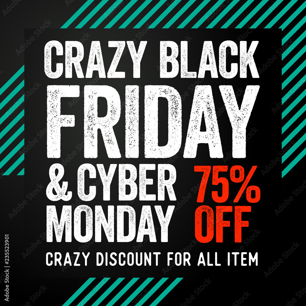 Black Friday Label and Flyer for Sale Advertising Black Friday Label and Flyer for Sale Advertising