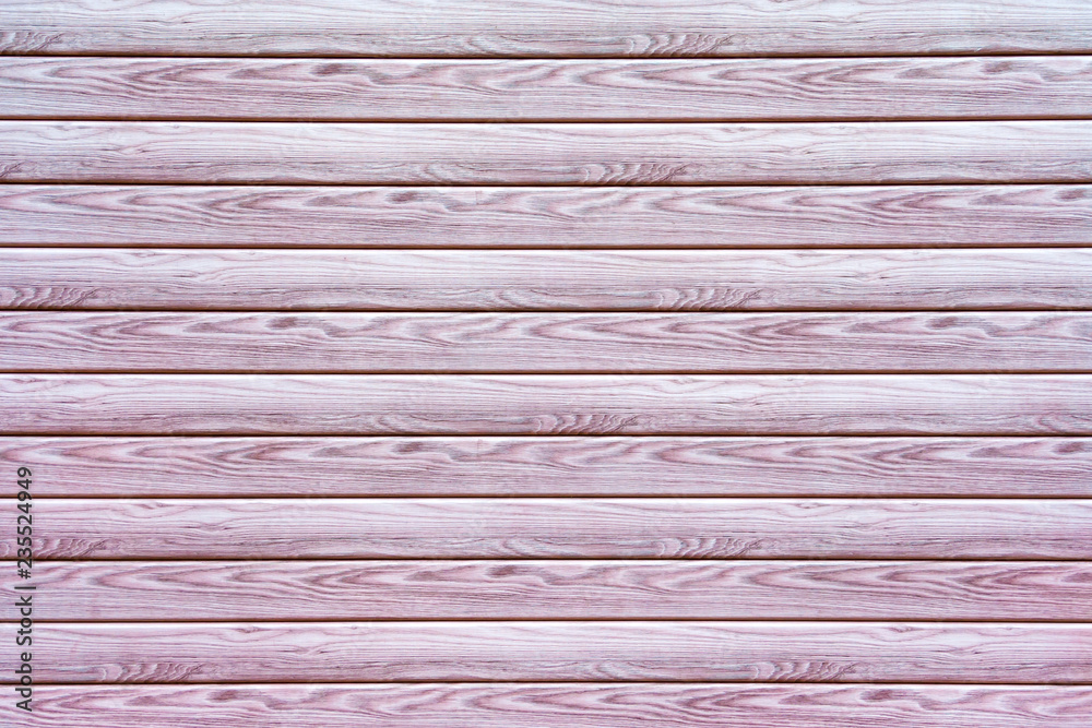 Light pink horizontal wooden planks as texture, background Light pink horizontal wooden planks as texture, background