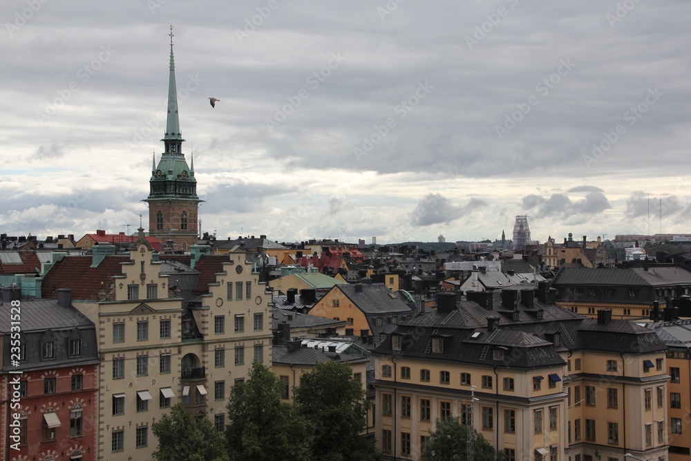 panoramic view of Copenhagen