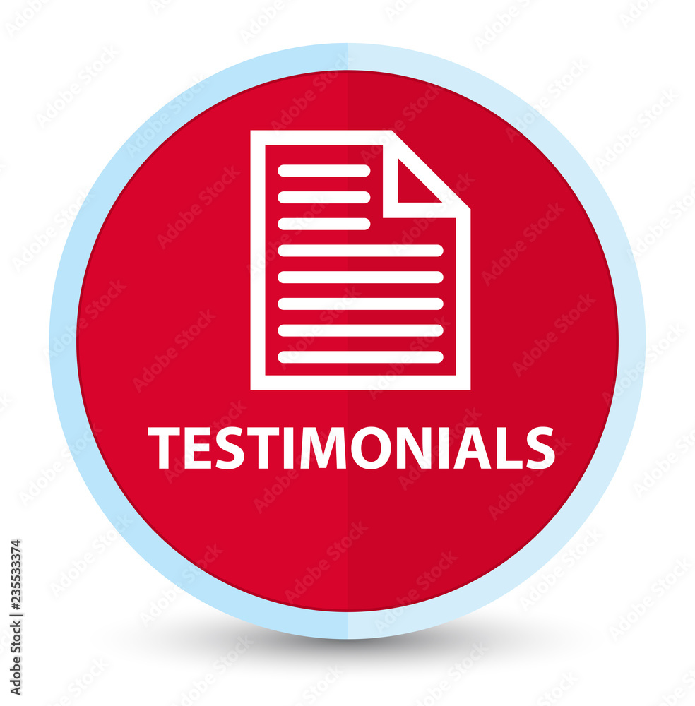 Testimonials (page icon) flat prime red round button Testimonials (page icon) flat prime red round button